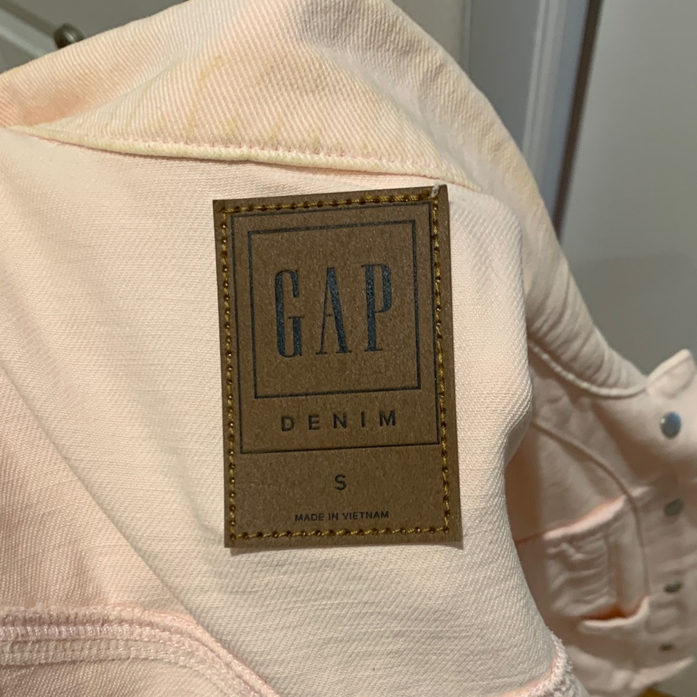 GAP Light Pink Denim Jacket - Picture 2 of 5